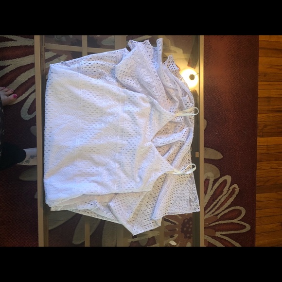 Charlotte Russe white long dress - Picture 3 of 8